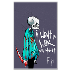 War with Myself Print