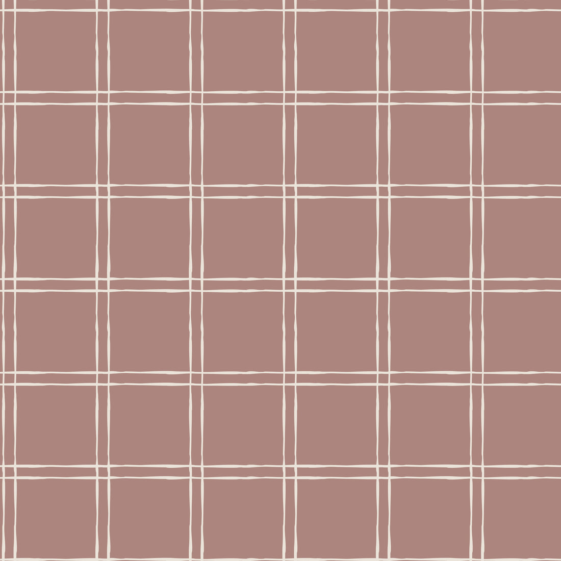 Warner Plaid Removable Wallpaper in Sage Green and Beige