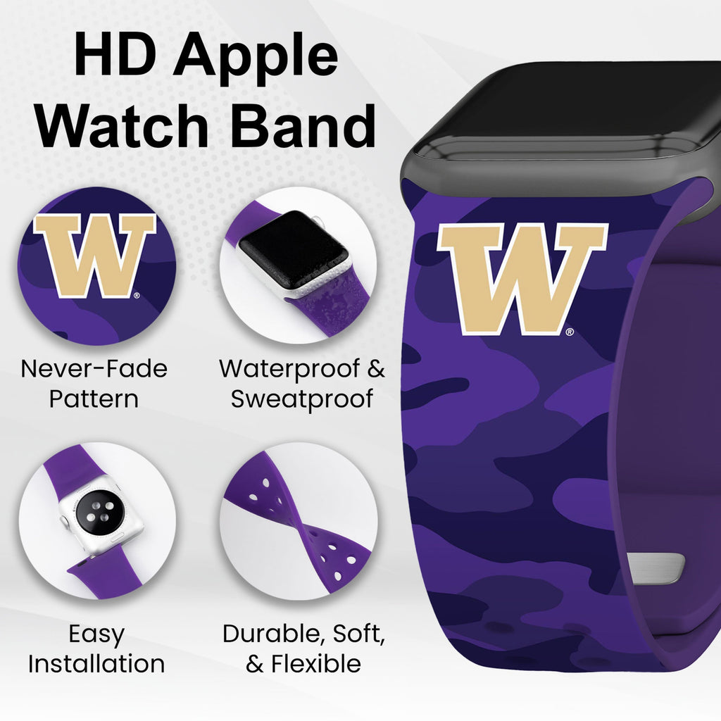 Washington Huskies HD Apple Watch Band