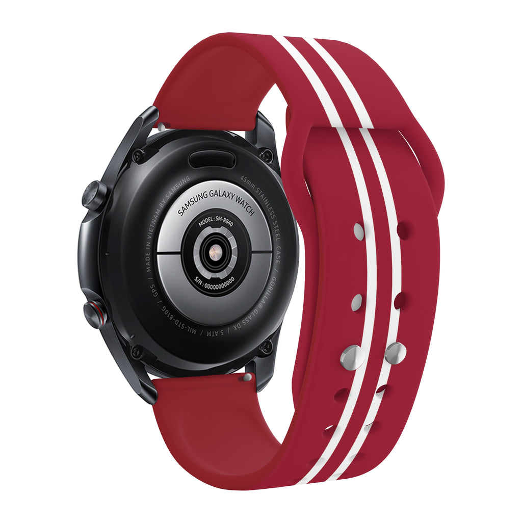 Washington State Cougars HD Watchband for Samsung, Garmin, Fossil, and More for Samsung, Garmin, Fossil, and More
