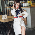 Audrey Hepburn Style Wool Blend Long Dress Coat