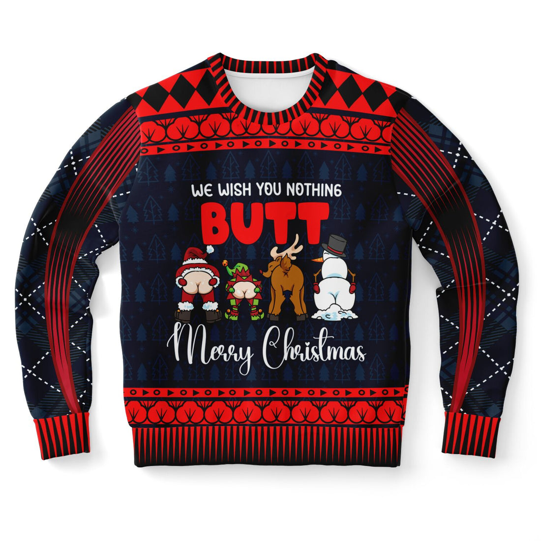 We Wish You Nothing Butt Christmas Sweatshirt