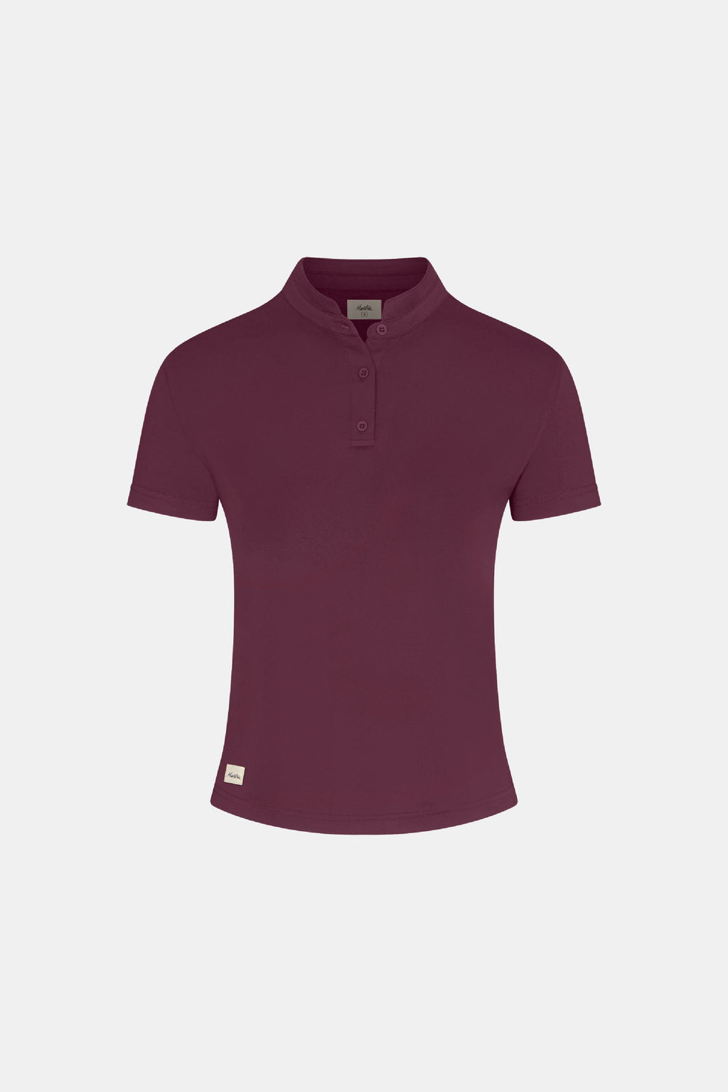 Women's Catalyst Polo Shirt in Fig with Mock Collar - Image 6