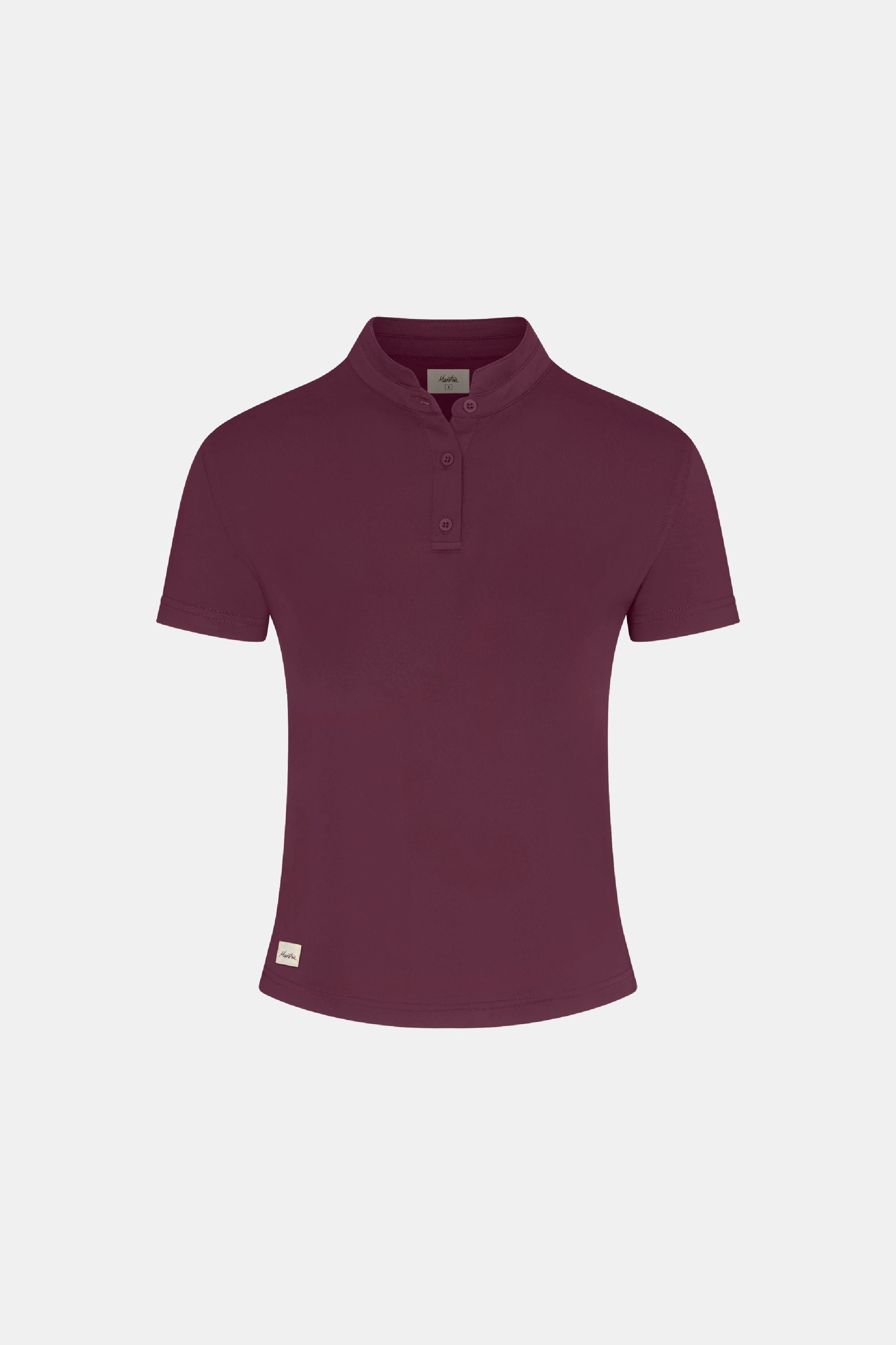 Women's Catalyst Polo Shirt in Fig with Mock Collar - Image 6