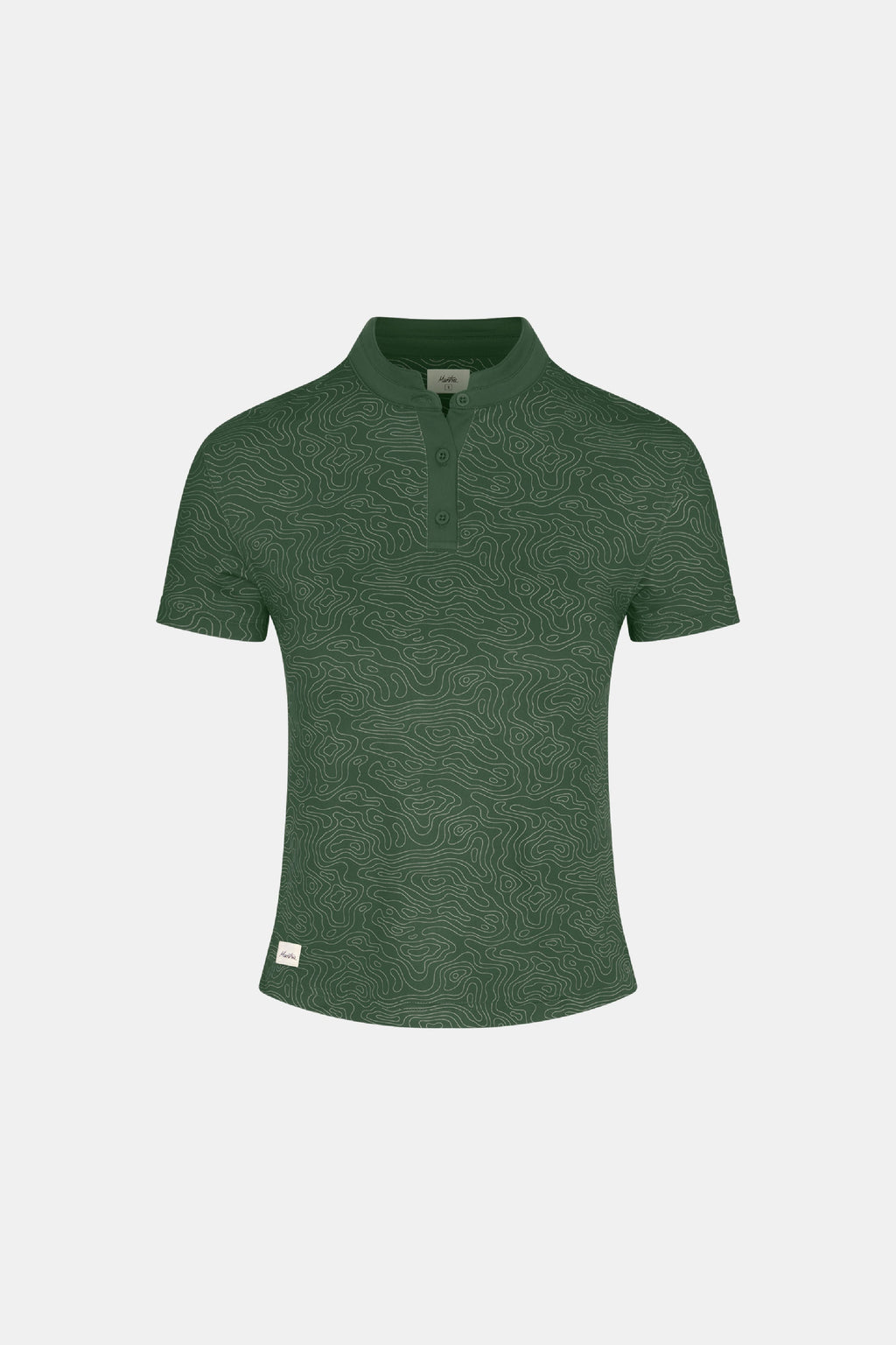 Women's Catalyst Topo III Polo with Collar Green - Image 6