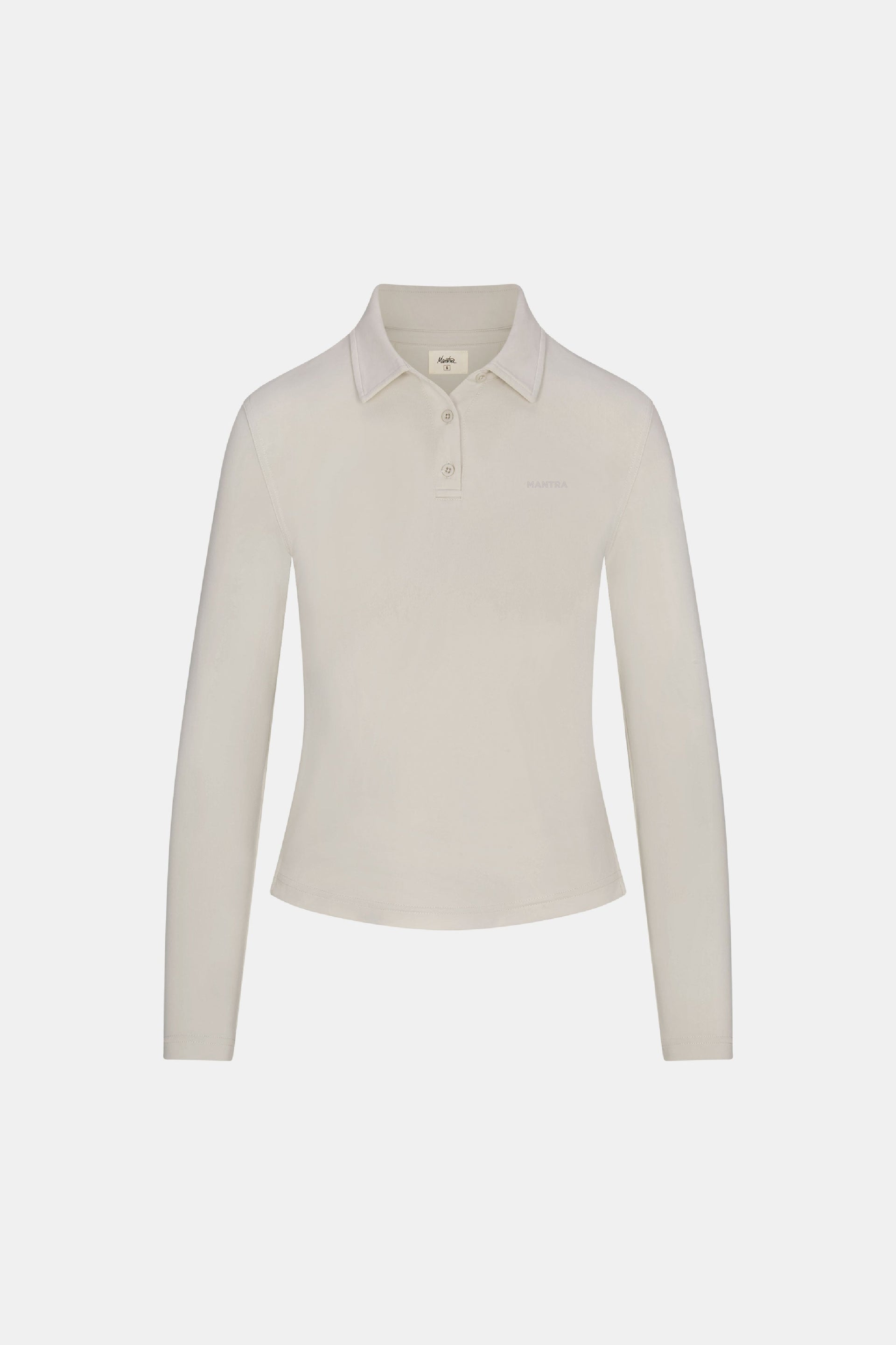 Women's Catalyst Long Sleeve Polo Shirt in Birch Point Collar - Image 4