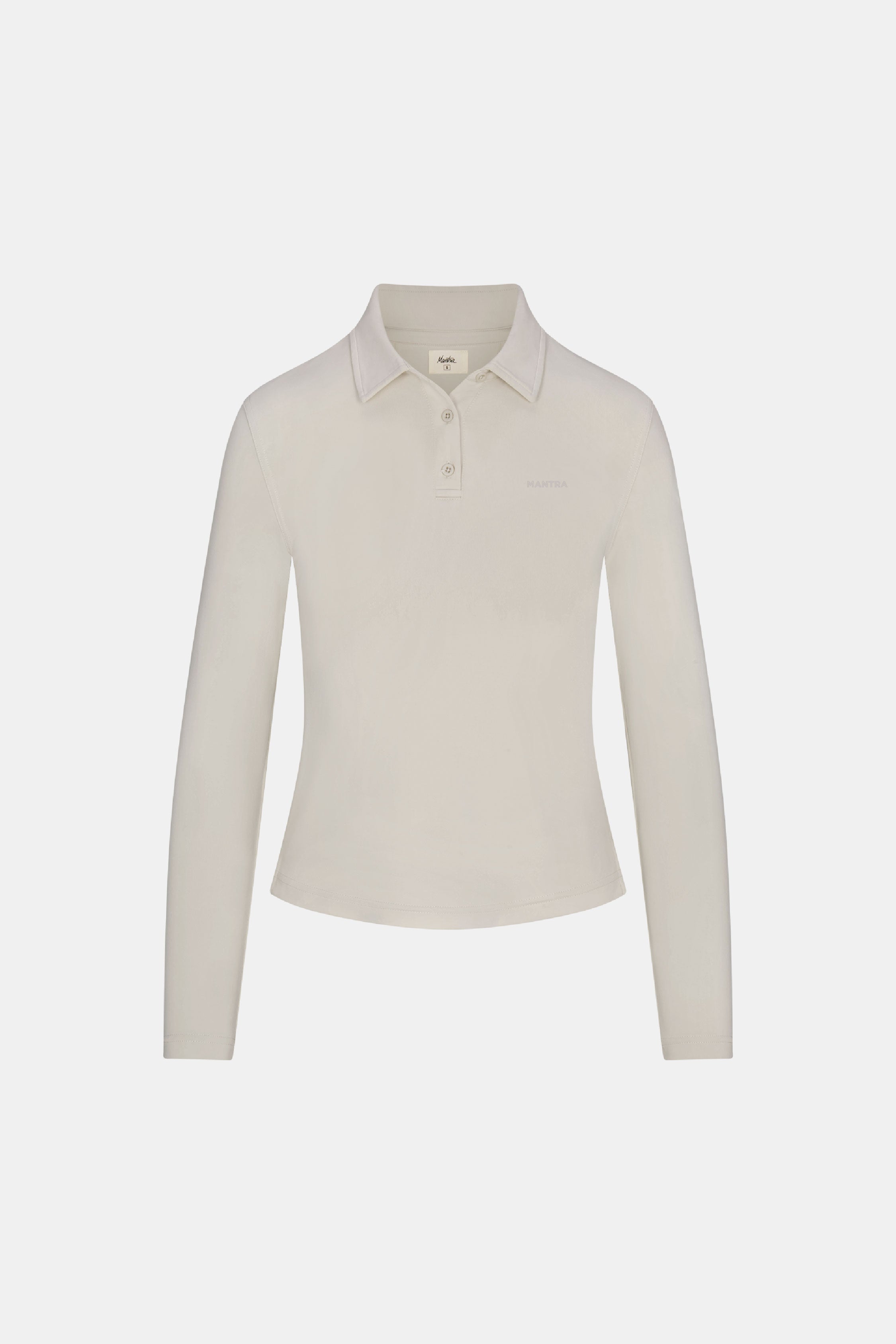 Women's Catalyst Long Sleeve Polo Shirt in Birch Point Collar - Image 4