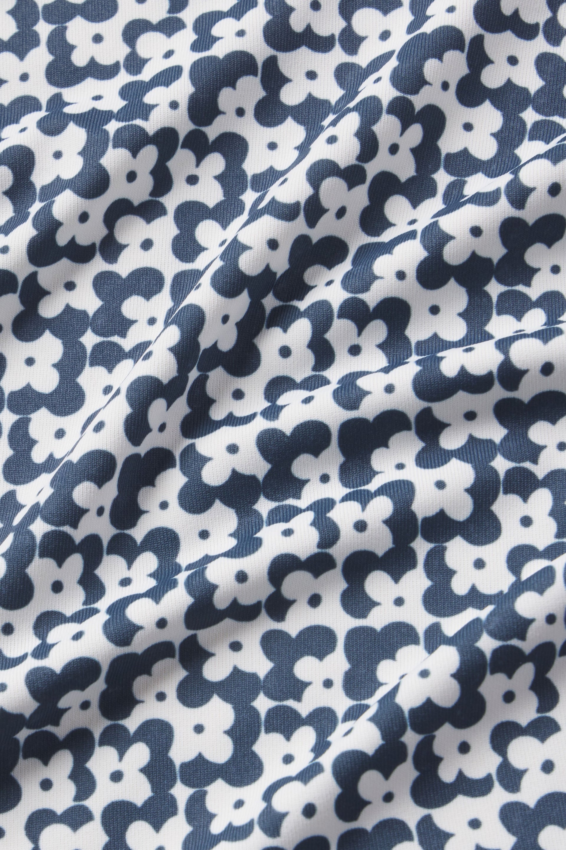 Women's Catalyst Polo in Bloom Print with Mock Neck Collar - Image 2