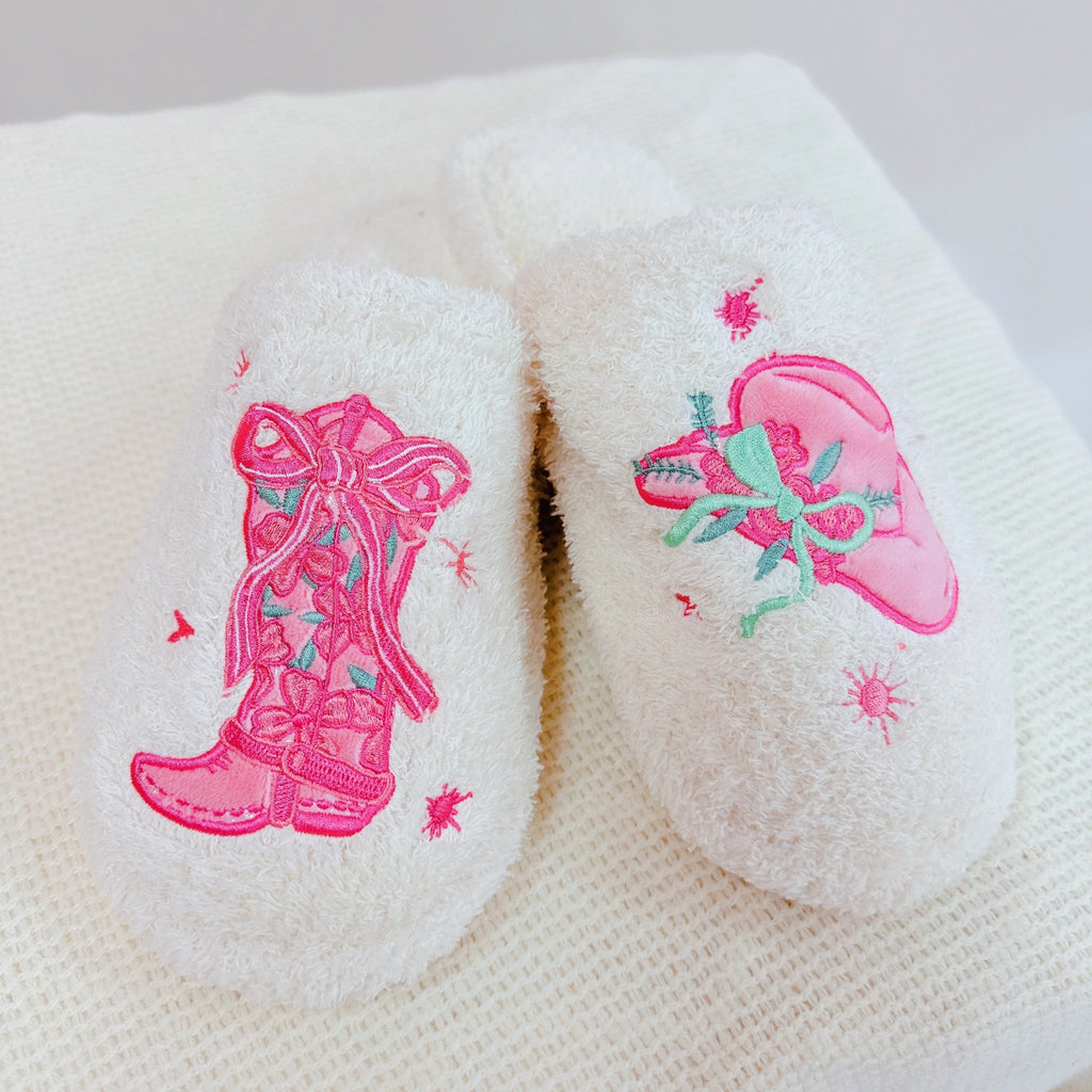Western Whimsy Coziest Lounge Slippers