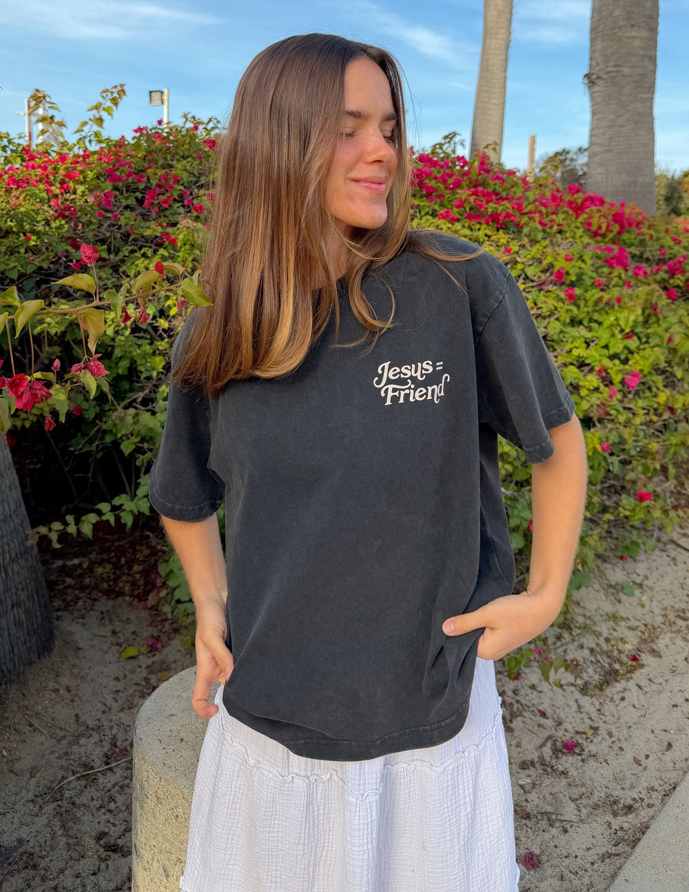 What a Friend in Jesus Heavyweight Boxy Fit Graphic T-Shirt