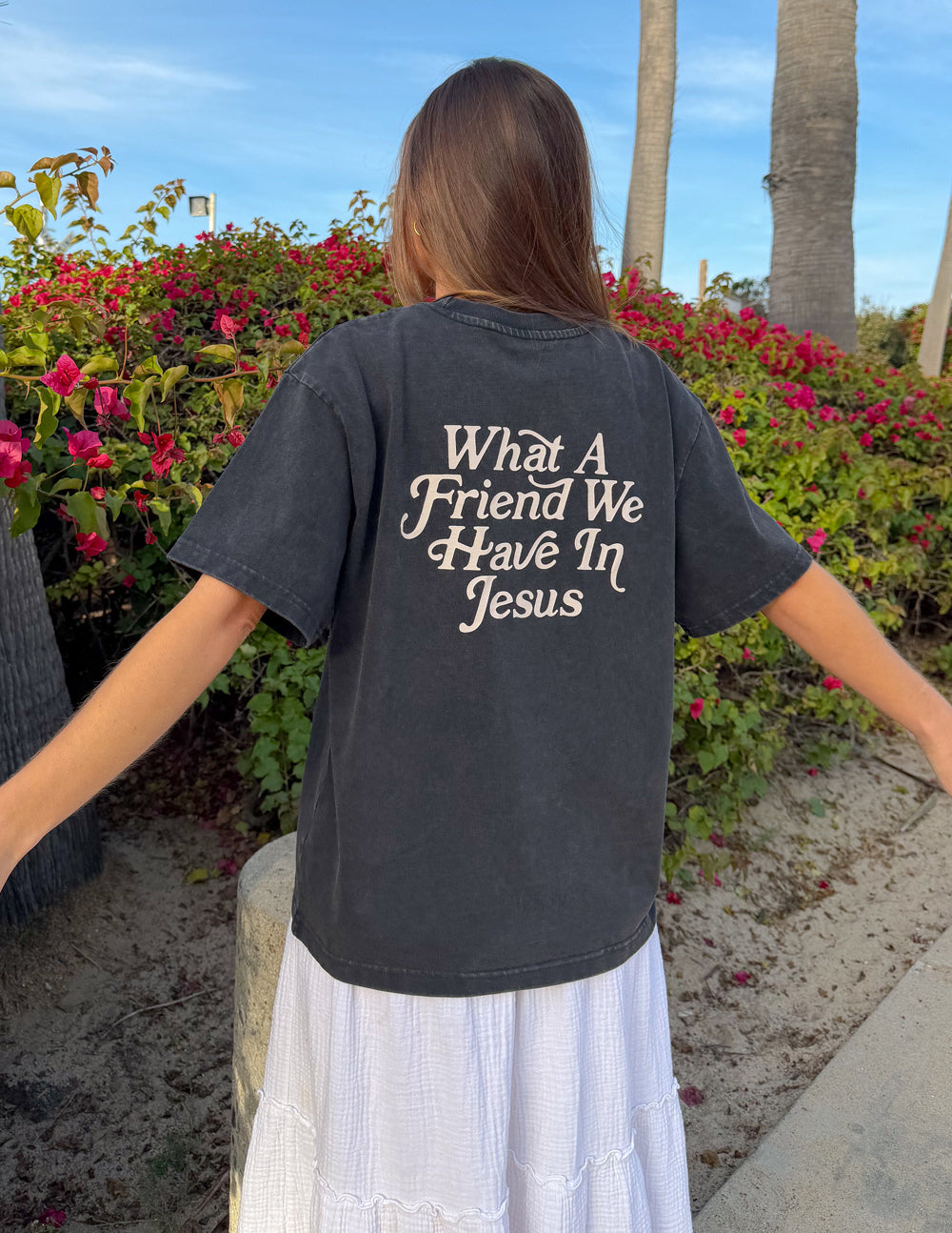 What a Friend in Jesus Heavyweight Boxy Fit Graphic T-Shirt
