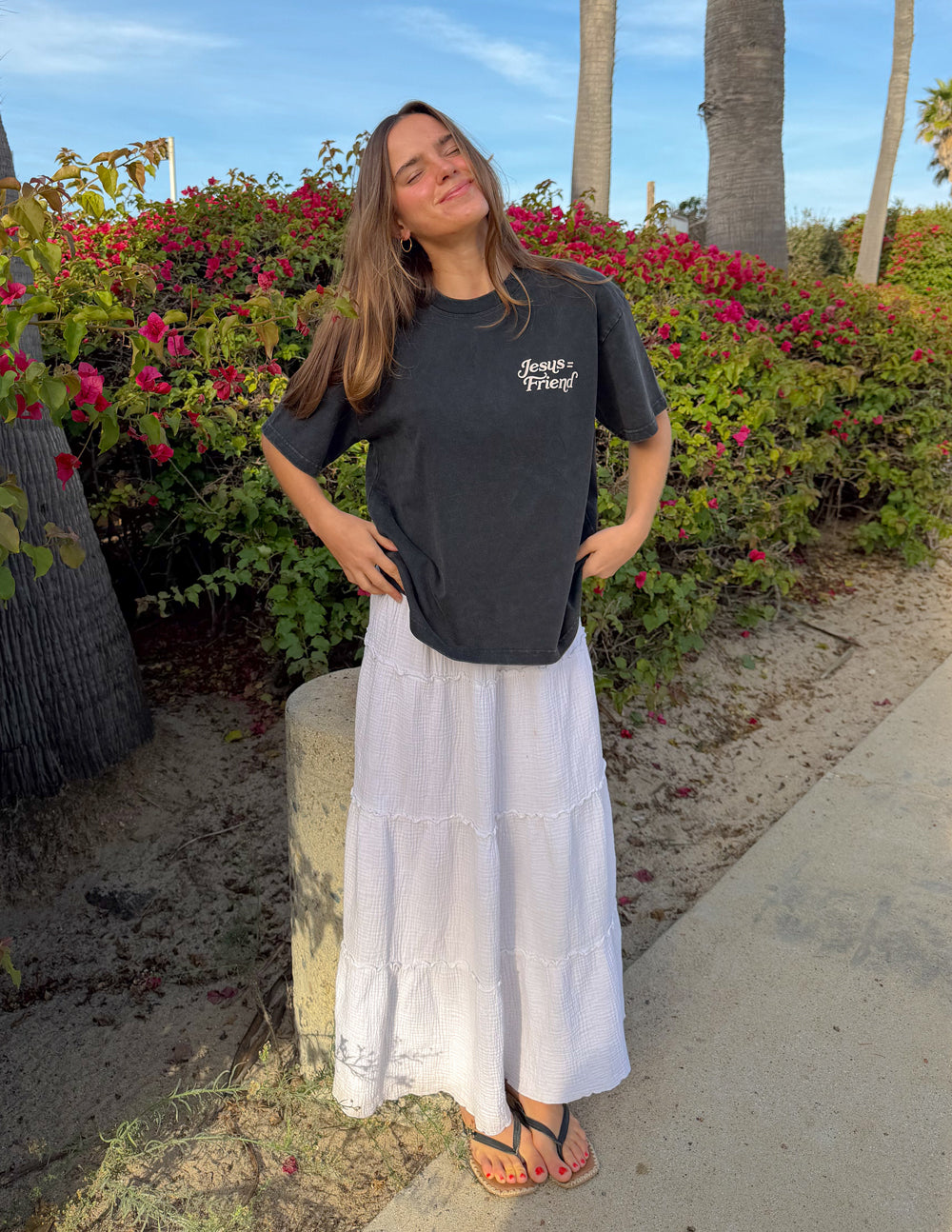 What a Friend in Jesus Heavyweight Boxy Fit Graphic T-Shirt