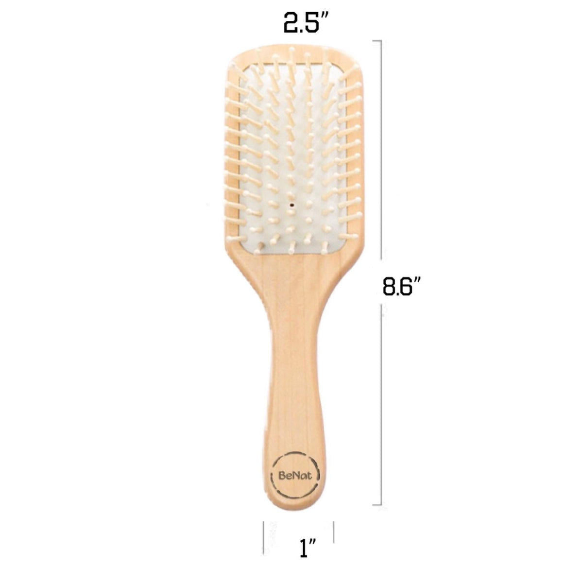 Wooden Detangling Hair Brush for Smooth Knot-Free Hair Care - Image 7