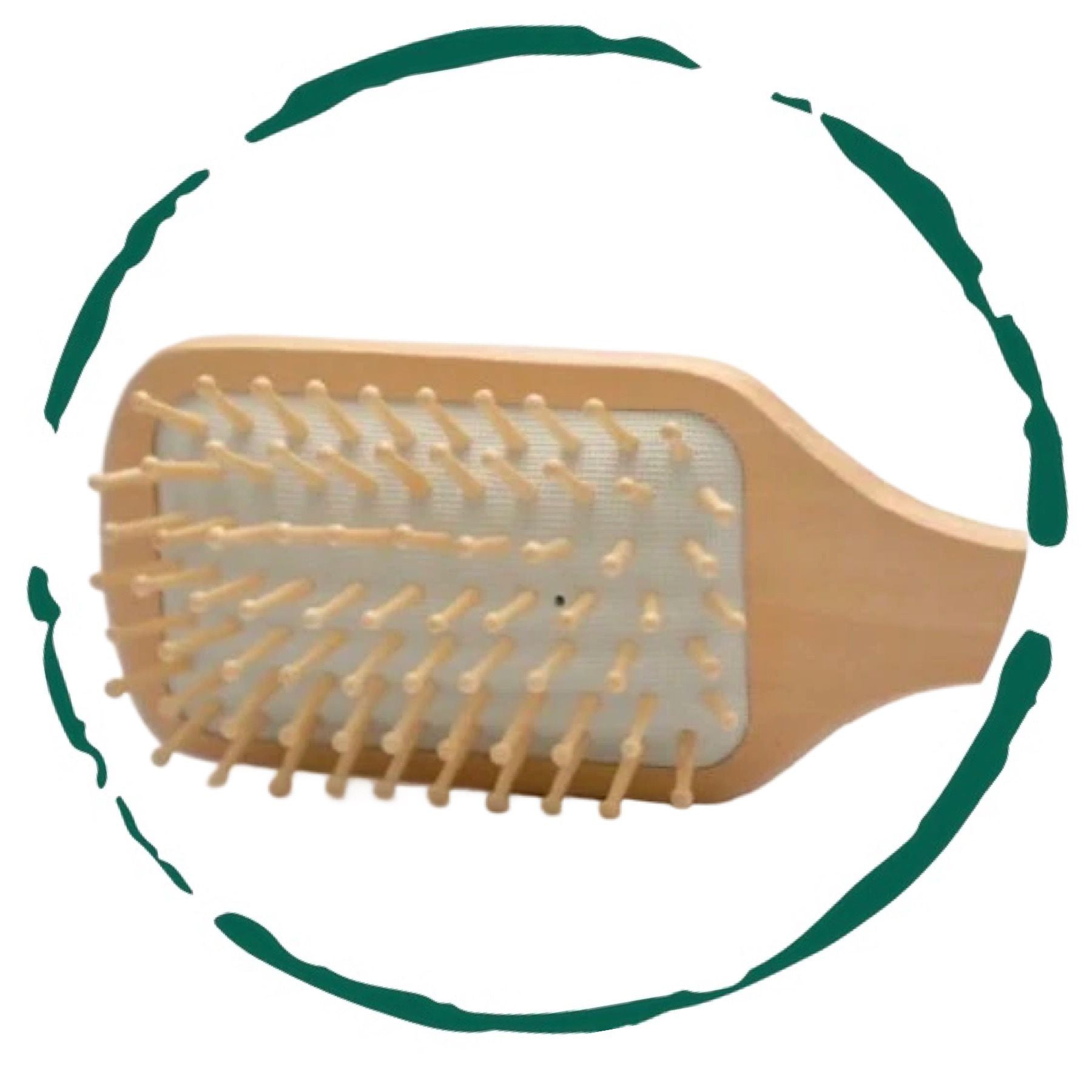 BeNat wooden detangling hair brush for smooth, healthy hair