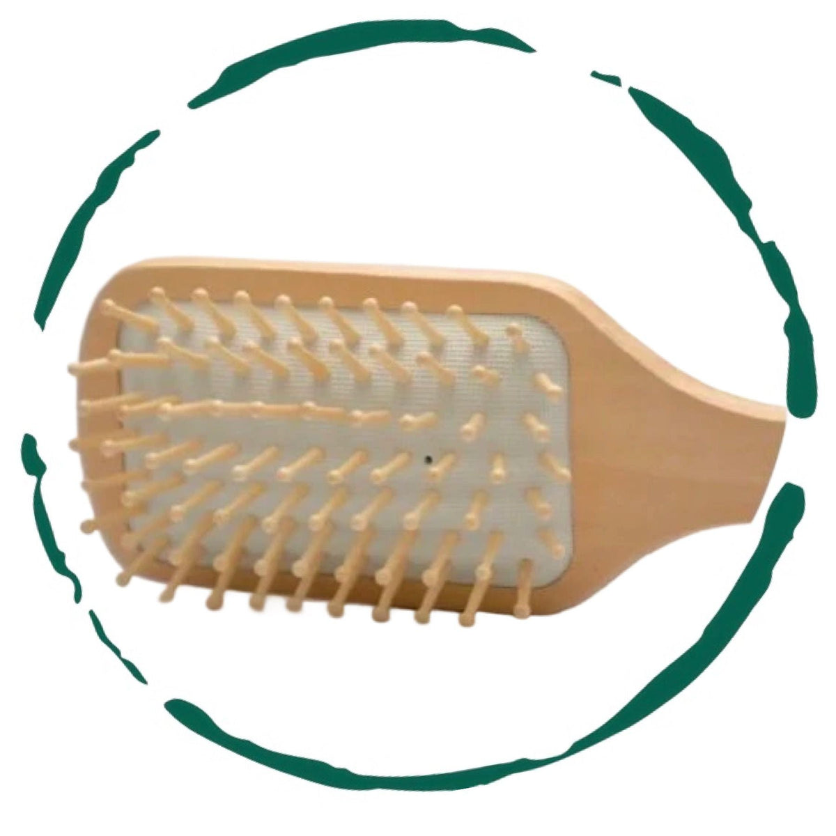 BeNat wooden detangling hair brush for smooth, healthy hair
