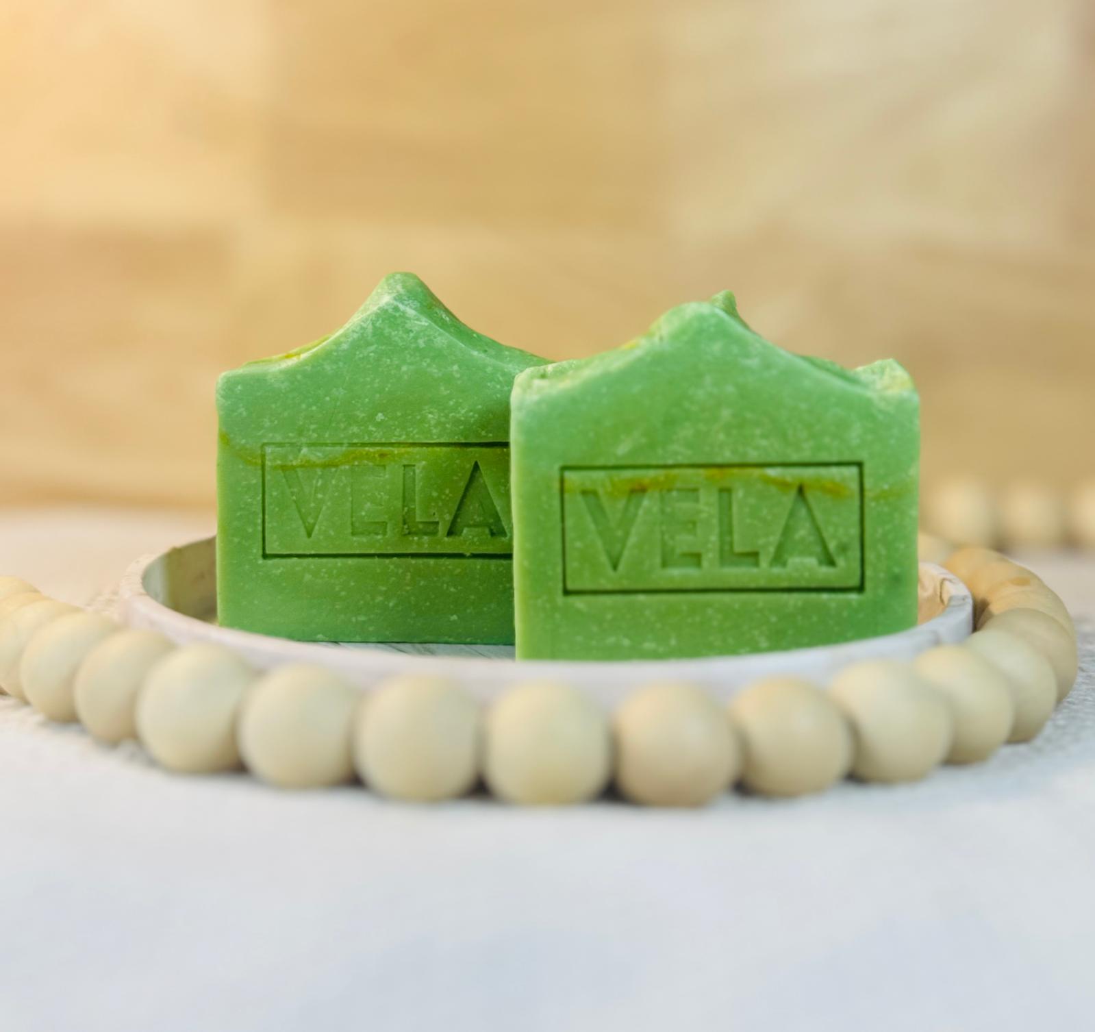 Eucalyptus Spearmint Artisan Soap Bar, Bohemian Bathroom Decor