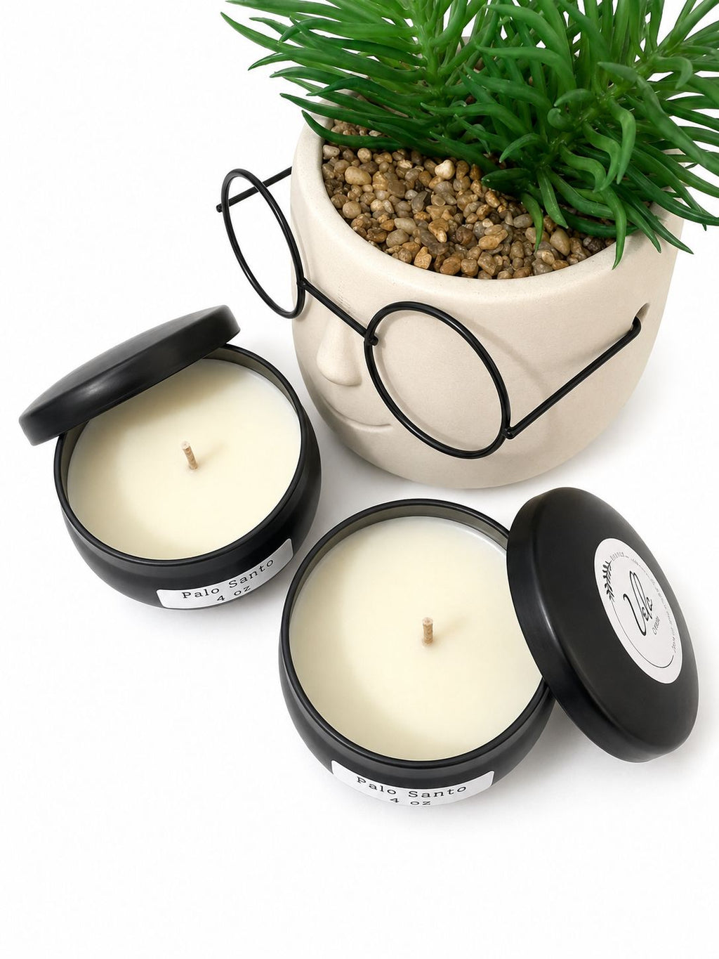 Palo Santo Soy Wax Candle - 4 oz Grounding Home Fragrance