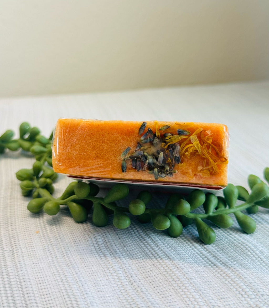 Turmeric Lemon Soap - Best for Acne, Eczema, Dark Spots & Psoriasis - Melt & Pour