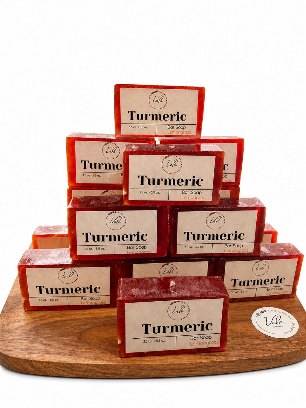 Turmeric Lemon Soap - Best for Acne, Eczema, Dark Spots & Psoriasis - Melt & Pour