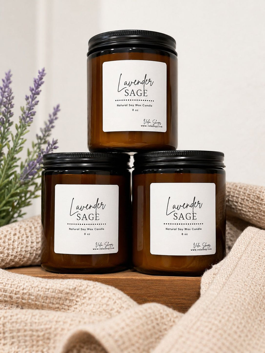 Custom Soy Wax Candle Bundle – Choose Your Scents & Sizes