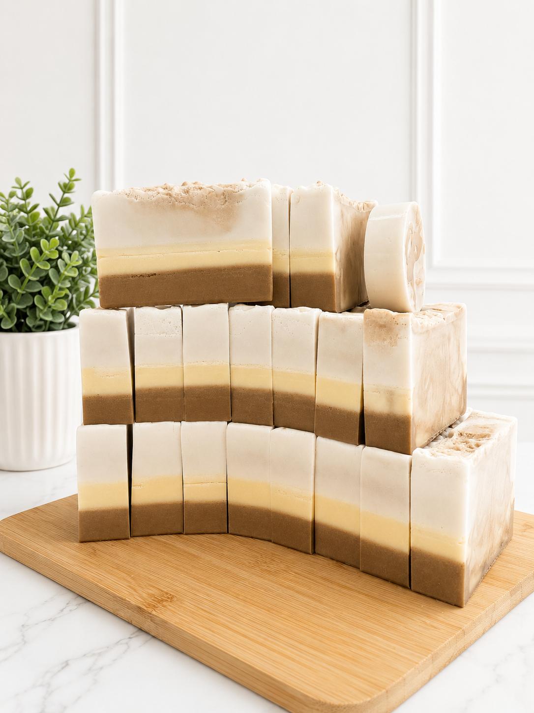 Honey Oatmeal Goat Milk Soap - Calming Relief for Sensitive Skin