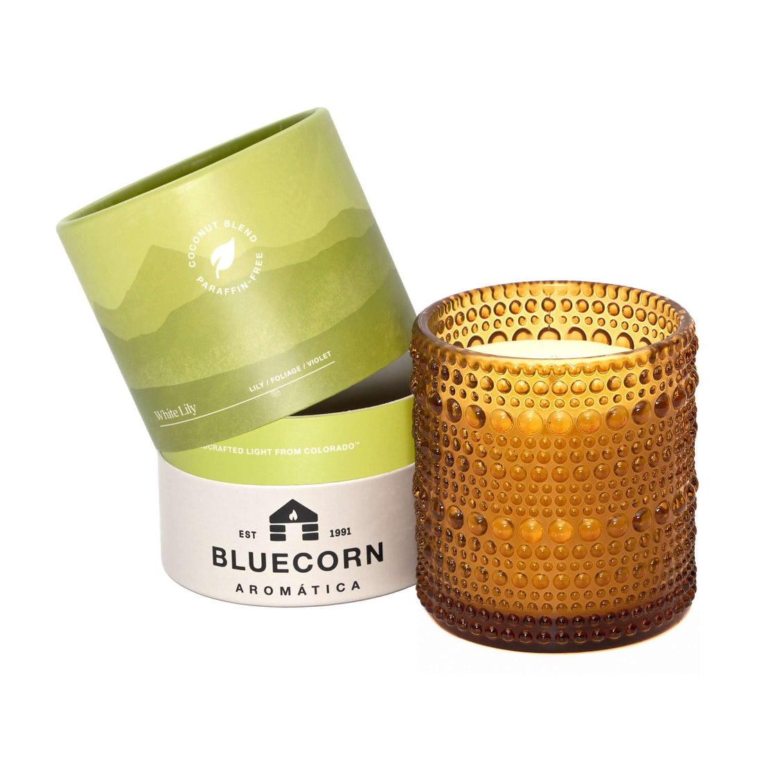 White Lily Scented Candle | Aromática Floral Fragrance