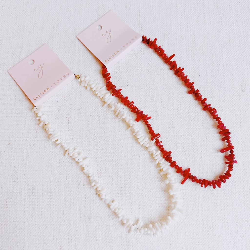 White Sands Coral Reef Necklace Gold-Plated Coastal Jewelry