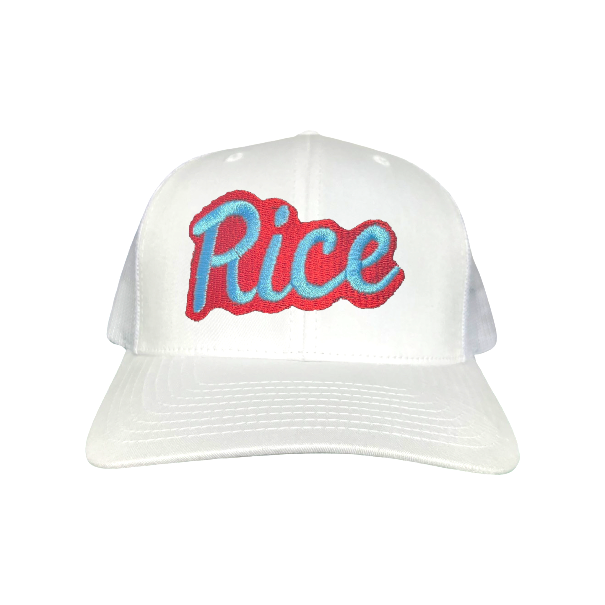 Rice Owls Retro Script Embroidered Sporty Streetwear Hat