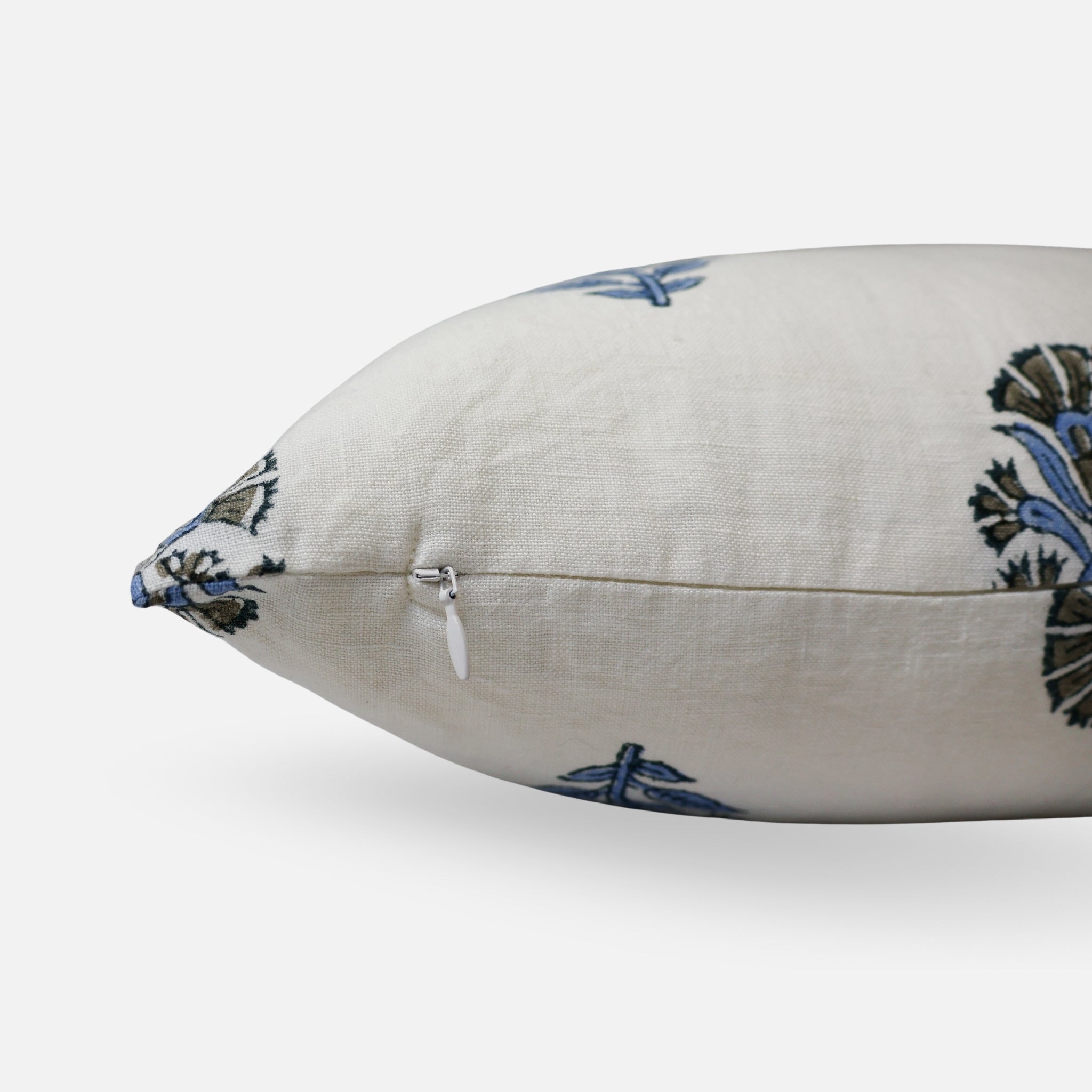 Begum Throw Pillow Cover in Cornflour Blue