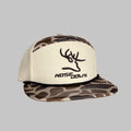 3D Puff Duck Camo 7 Panel Youth Hat Adjustable Cap