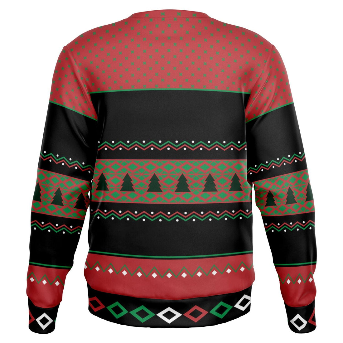 White and Red Wine Christmas Sweatshirt