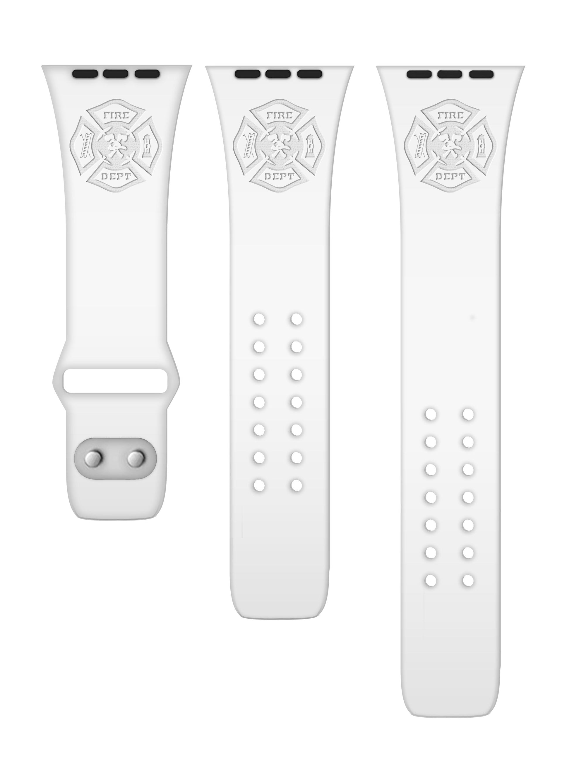 Firefighter First Responder Engraved  Apple Watch Band