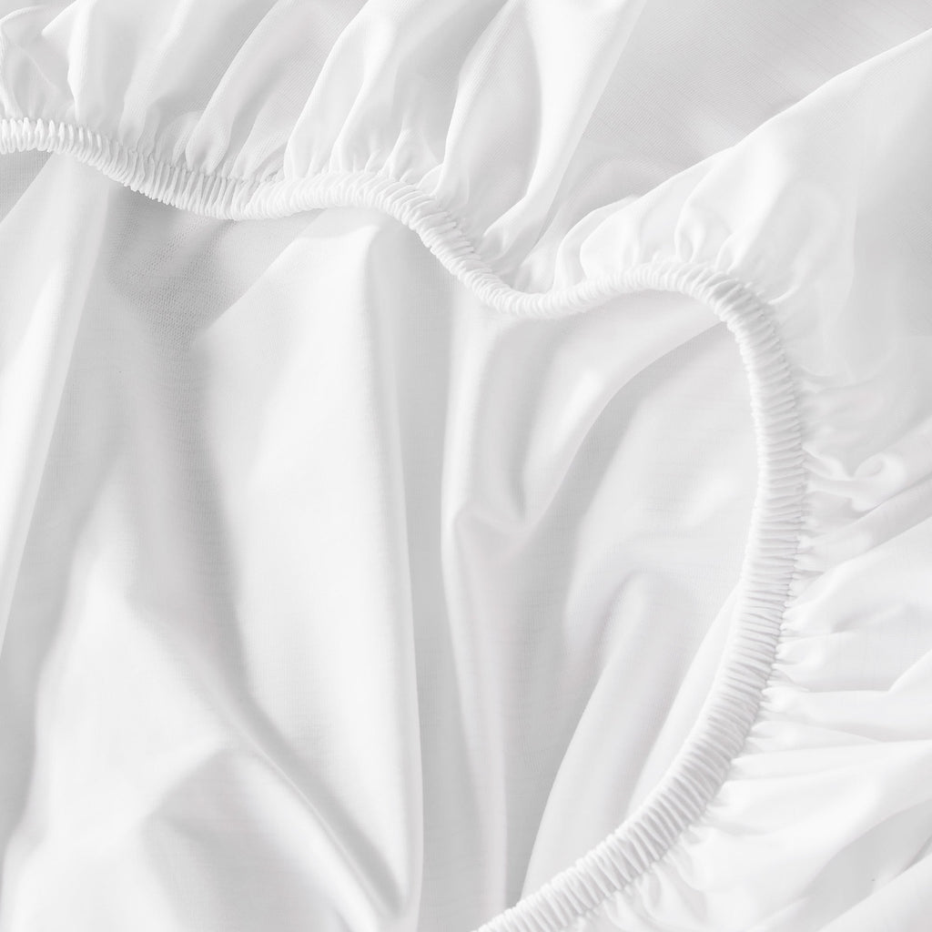Cool Zone White Cooling Sheet Set Temperature Regulating Bedding - Image 5