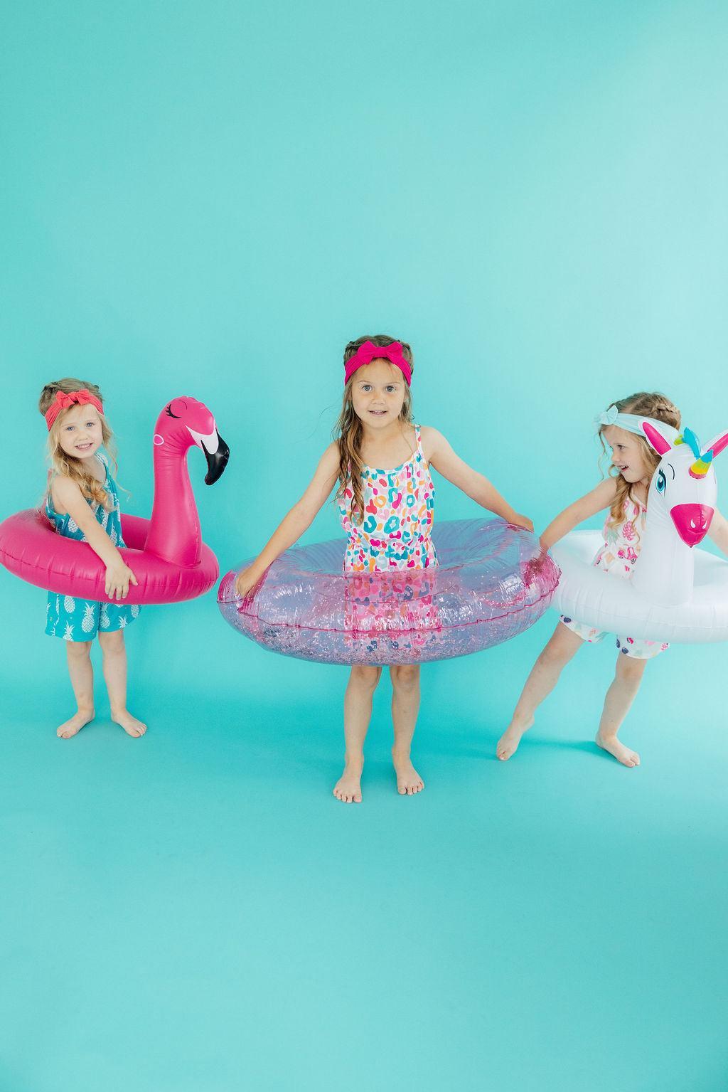 Wild Child Strappy Play Romper Multi-Color Print - Image 2