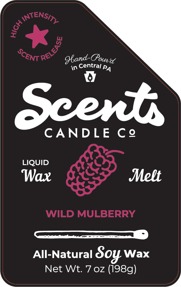 Wild Mulberry Soy Wax Candle - Long-Lasting Home Fragrance