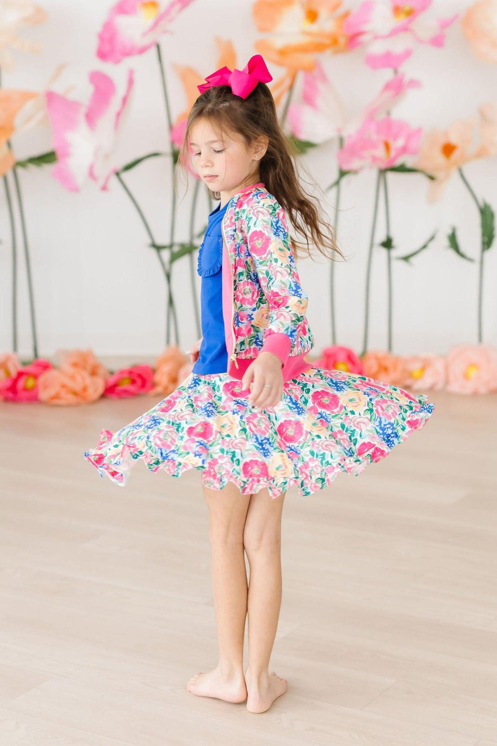 Wildflower Wishes Ruffle Twirl Skort with Attached Shorts - Image 2