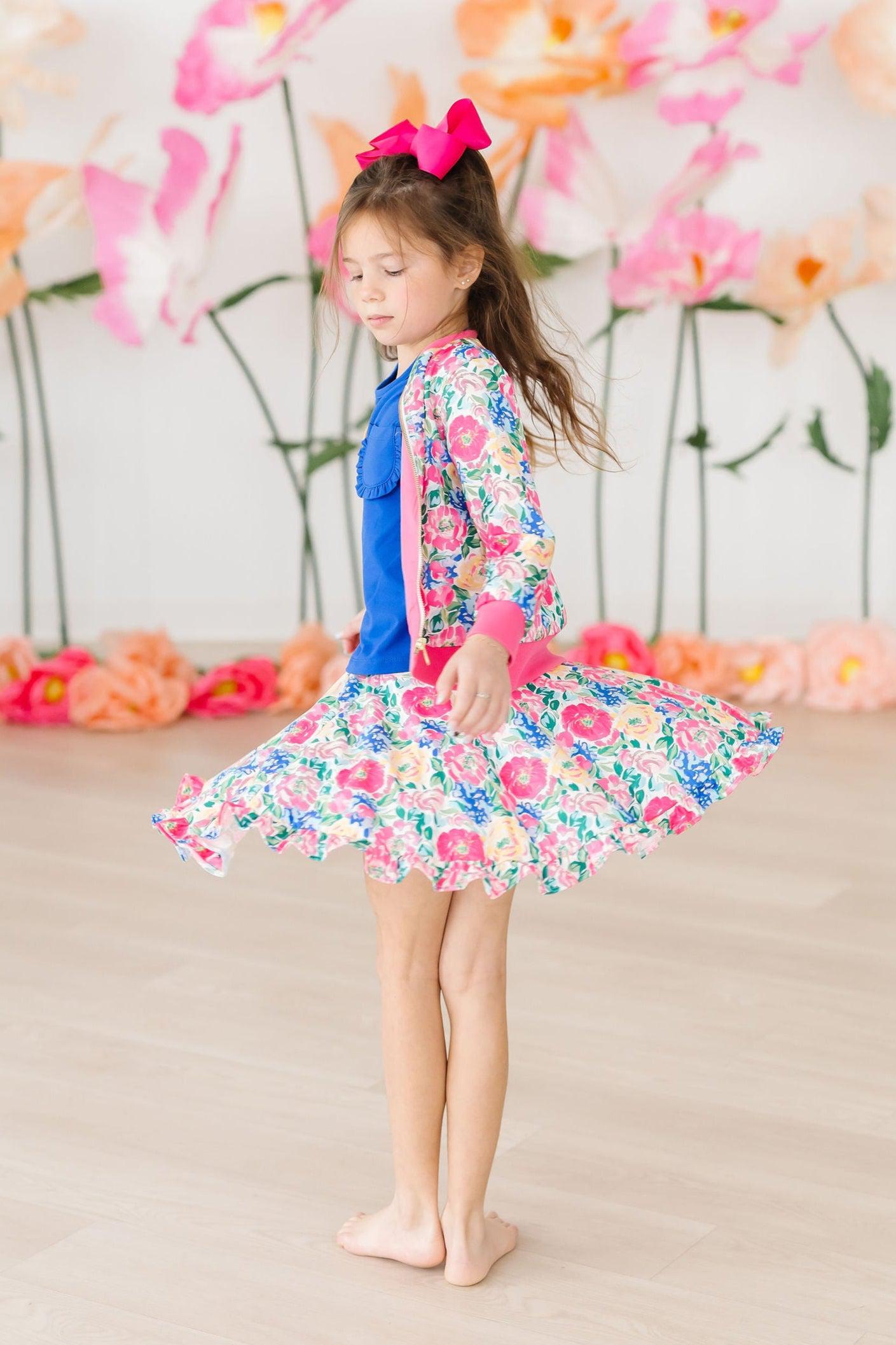 Wildflower Wishes Ruffle Twirl Skort with Attached Shorts - Image 2
