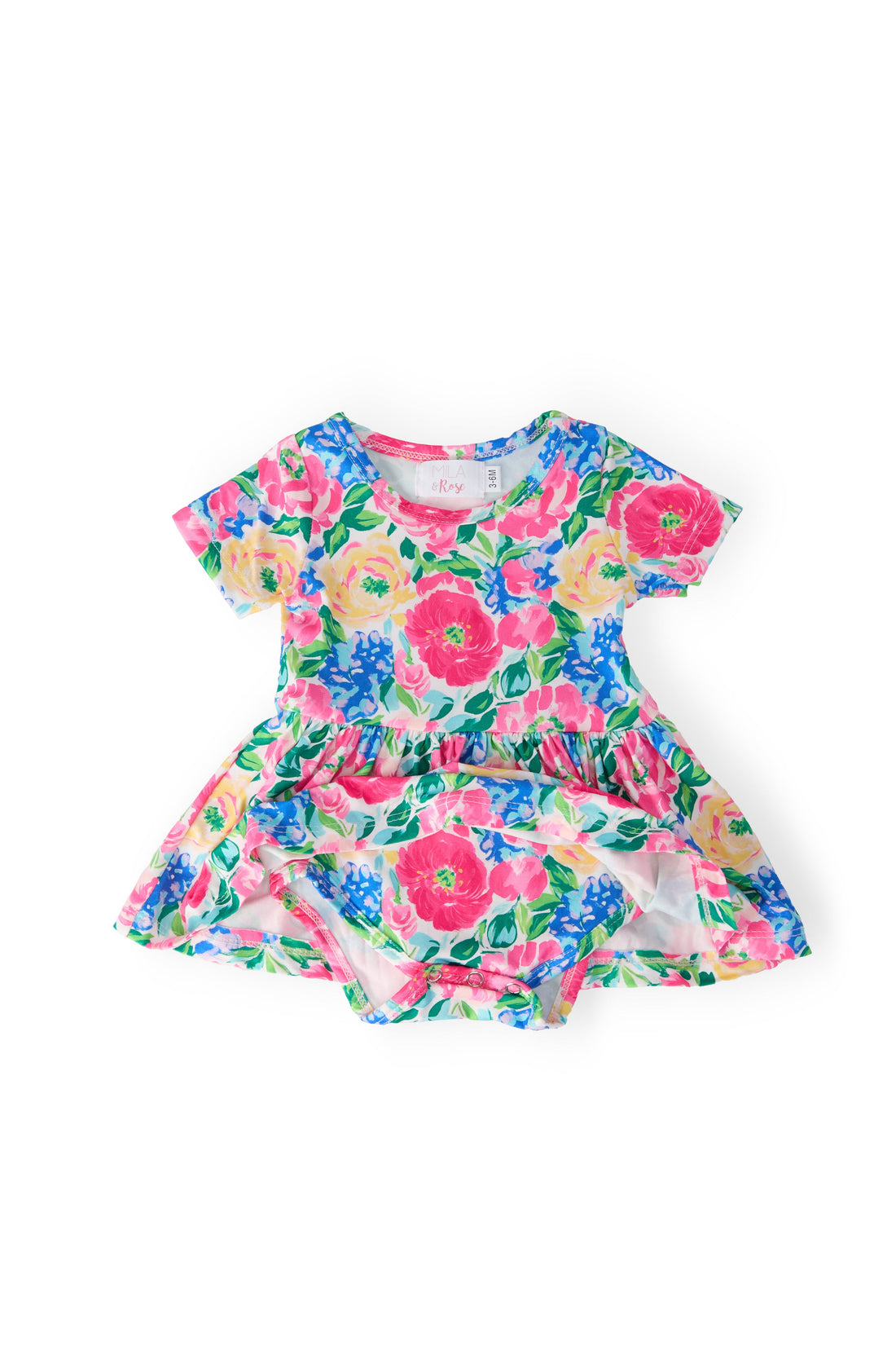 Wildflower Wishes Twirl Bodysuit for Baby Girls - Image 2