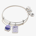 Willy Wonka themed Violet duo charm bangle with thematic design elements.
