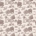 Winona Vintage Farmhouse Wallpaper in Grey and Off-White