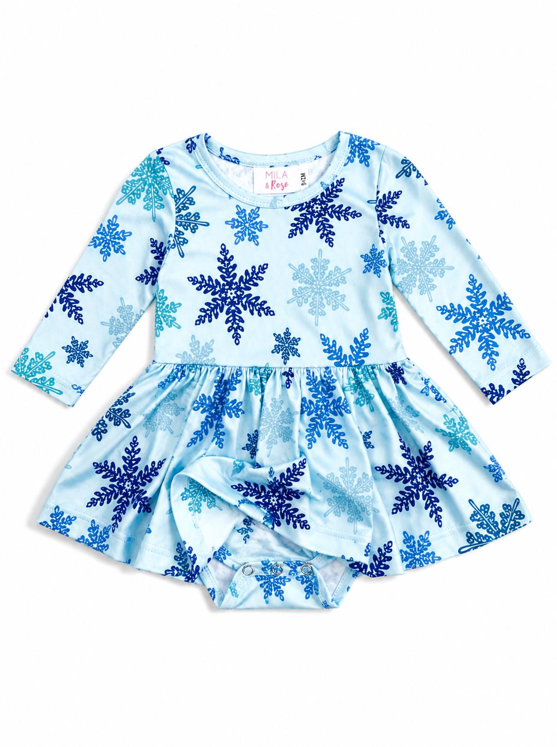Winter Wonderland L/S Twirl Bodysuit