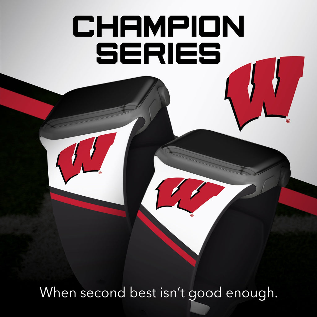 Wisconsin Badgers HD Apple Watch Band
