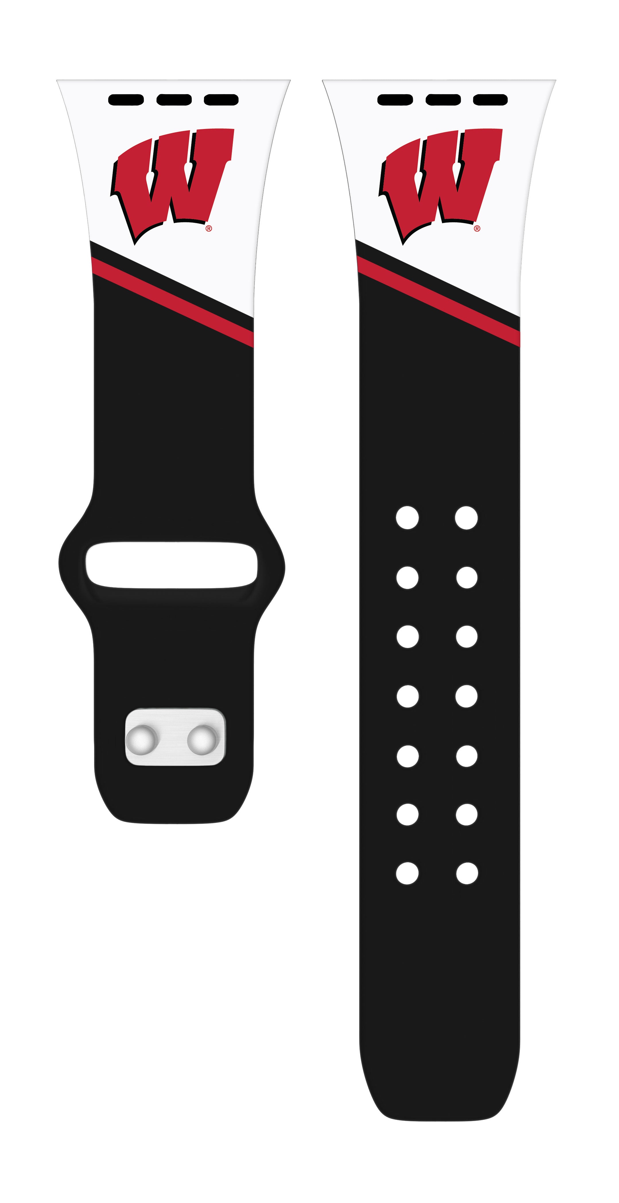Wisconsin Badgers HD Apple Watch Band