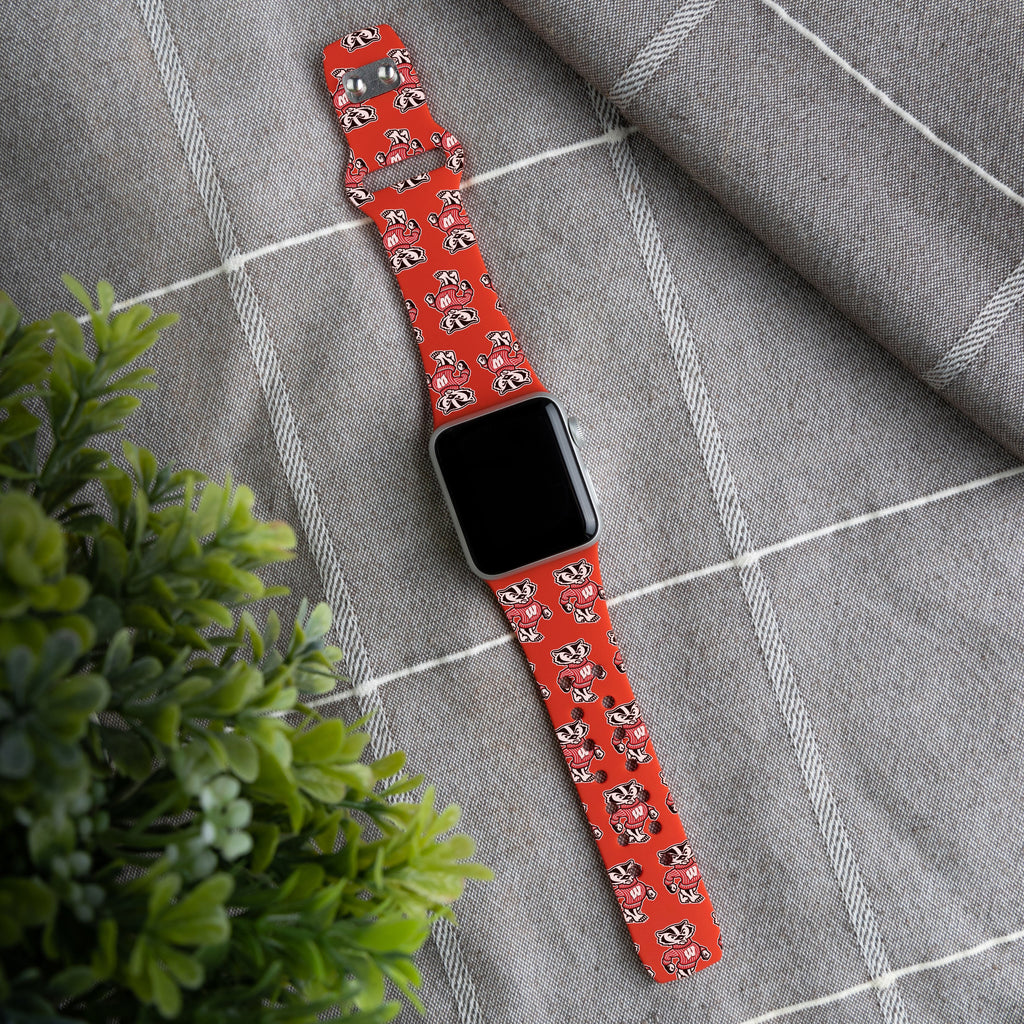 Wisconsin Badgers HD Apple Watch Band