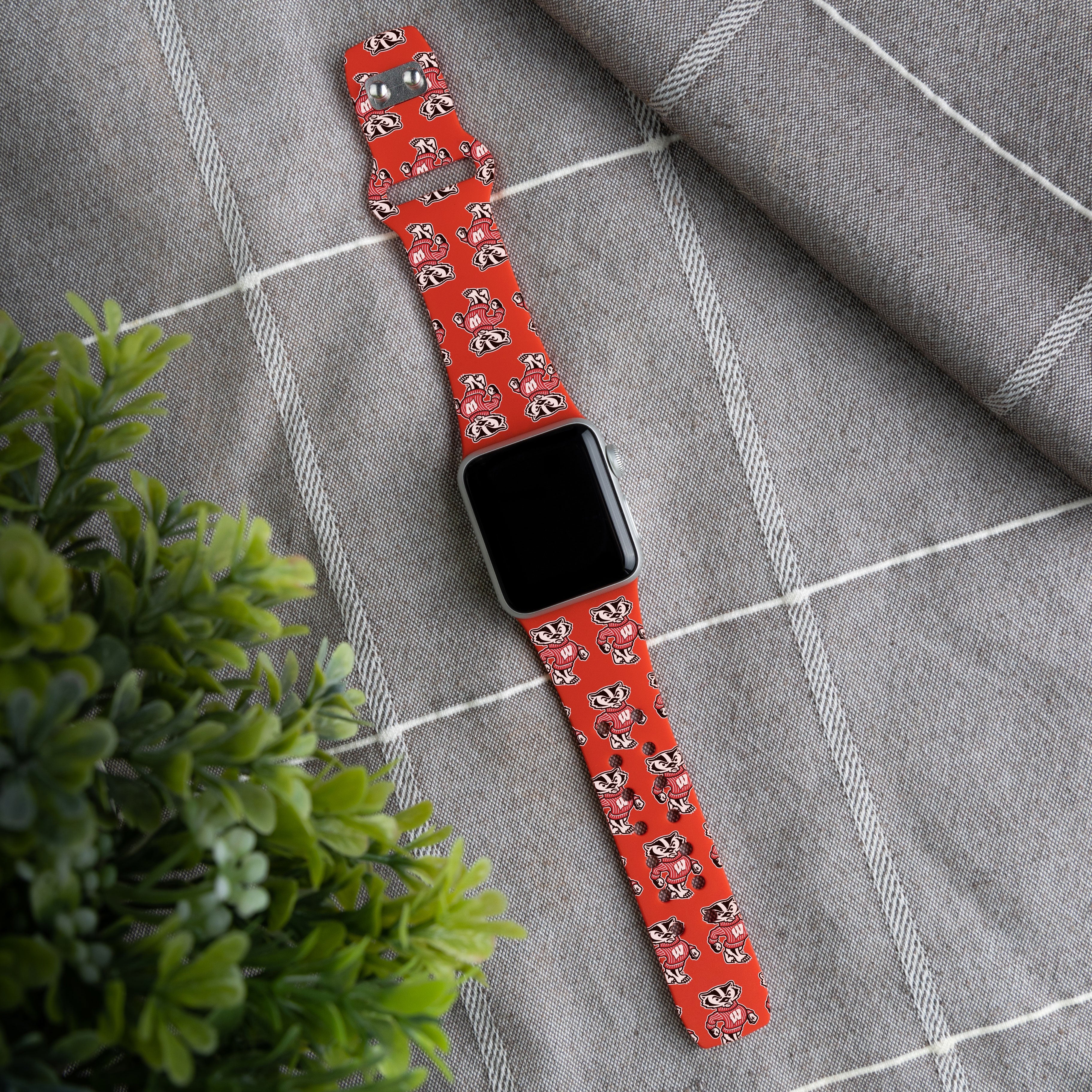 Wisconsin Badgers HD Apple Watch Band