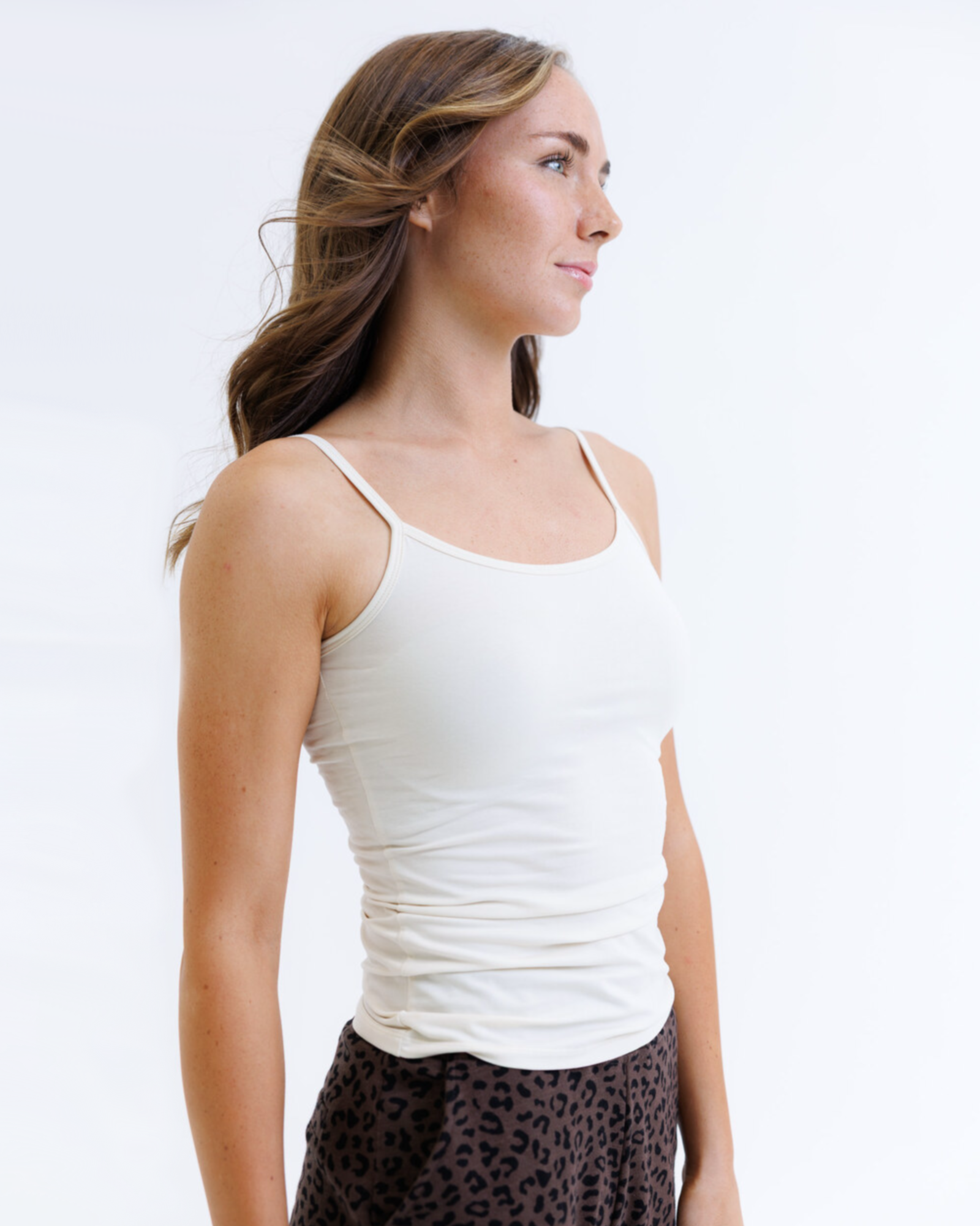 Wonder Cami Layering Tank Top with Stretch Cotton Fit - Image 4