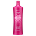 A large bottle of Fanola Wonder Color Locker Shampoo in vibrant magenta pink packaging.