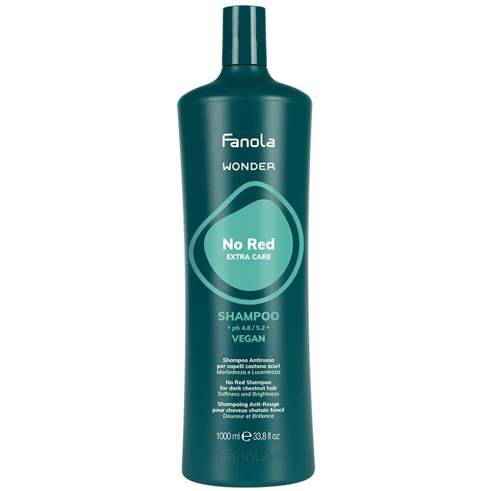 Fanola Wonder No Orange Shampoo 33.8oz bottle for neutralizing copper and orange tones
