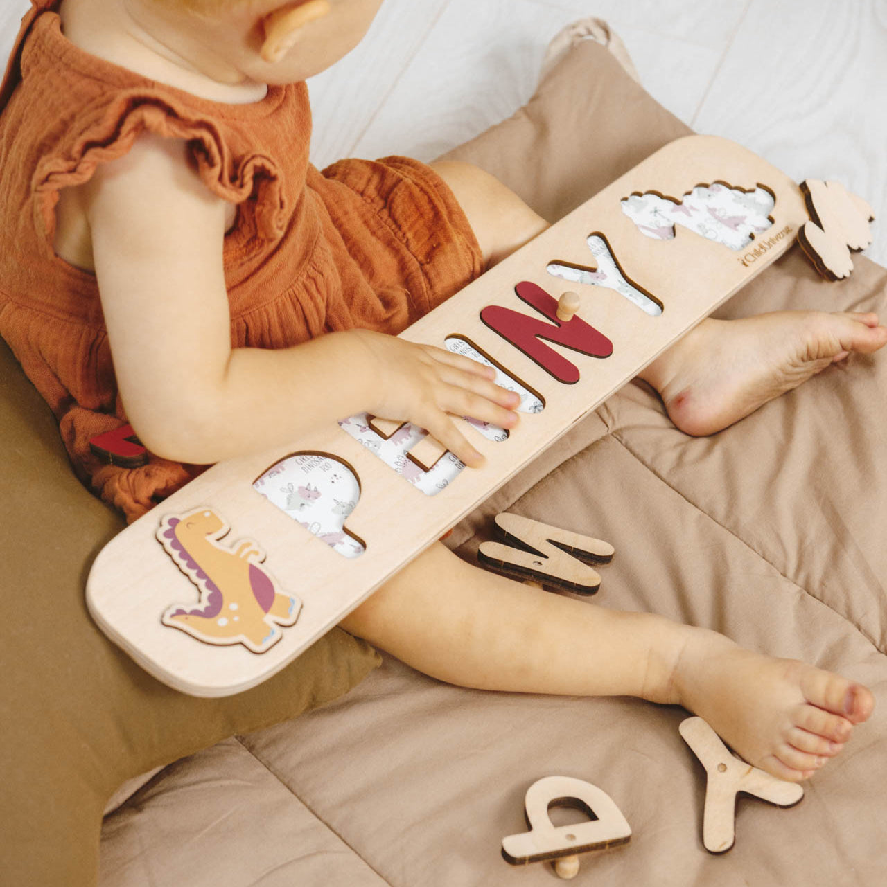 Dinosaur Name Puzzle for Girls