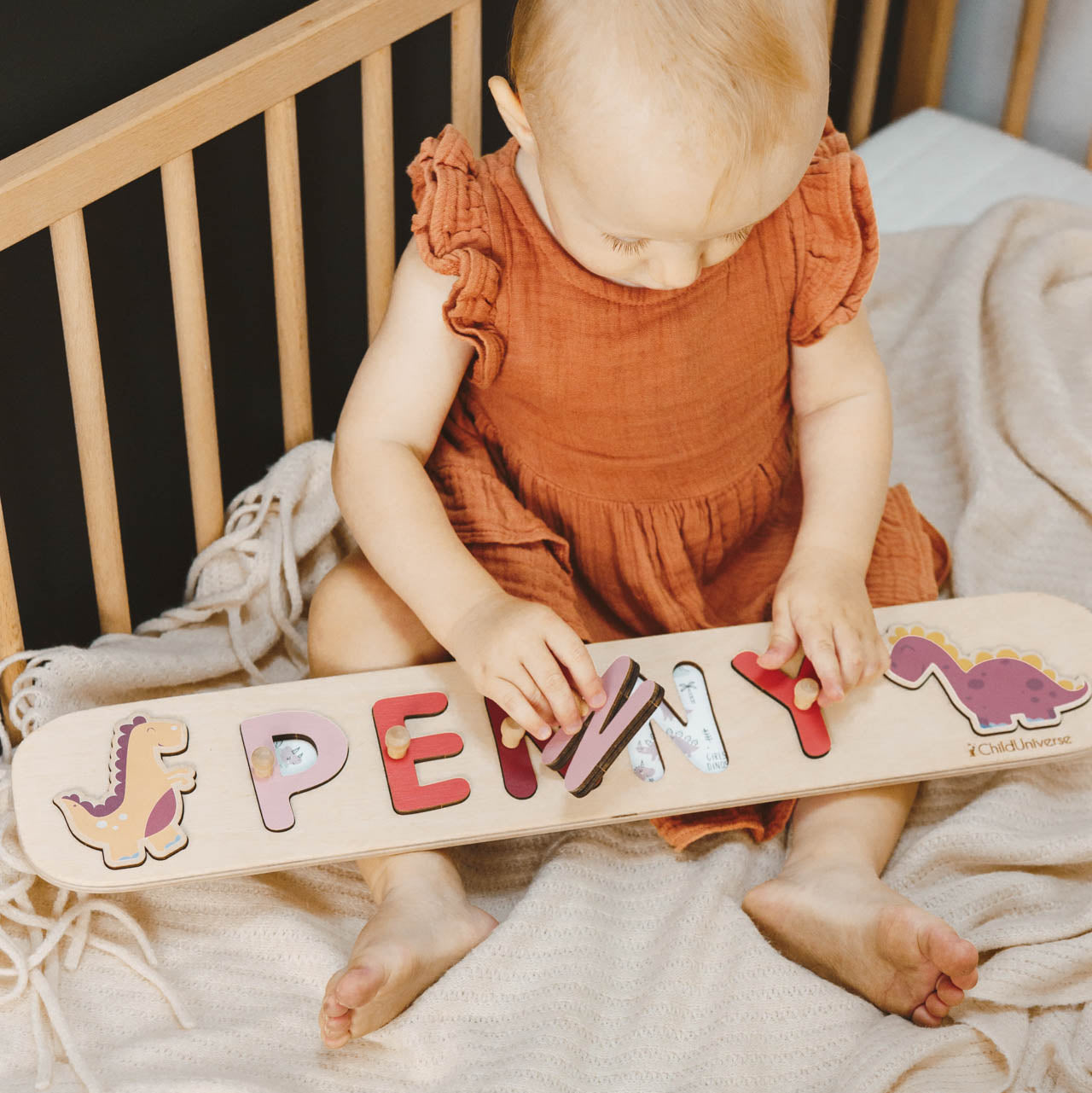 Dinosaur Name Puzzle for Girls